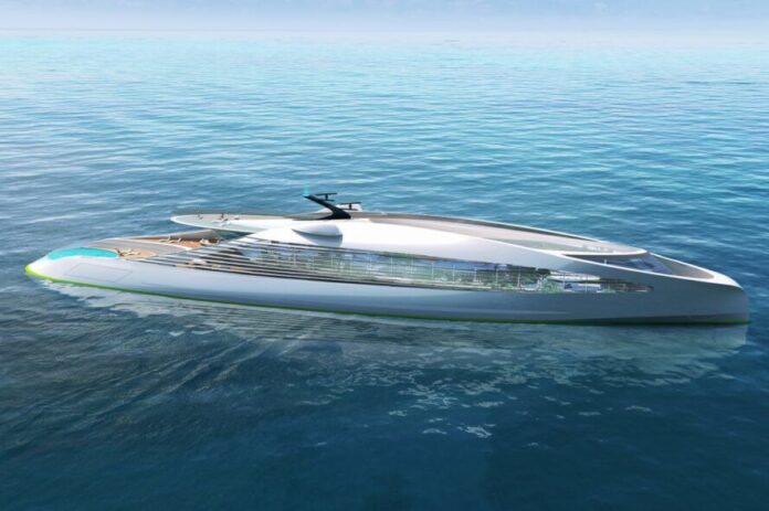 first zero-carbon super-yacht sold as an NFT