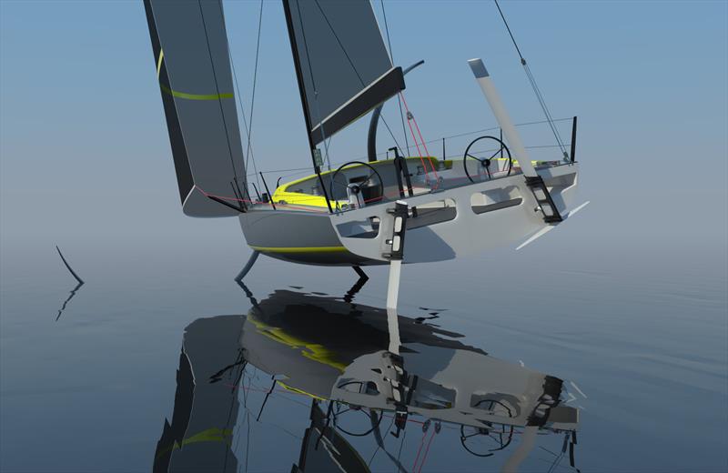 foil sailboat