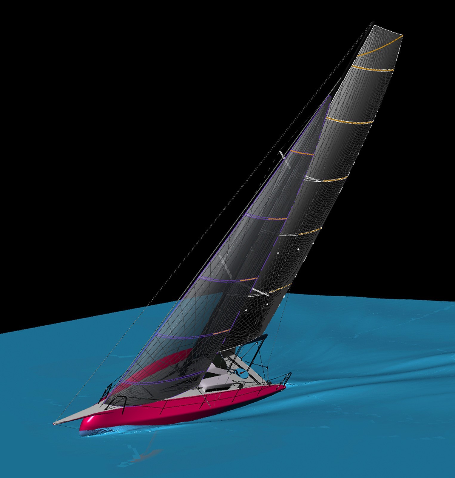rocket sailboat video