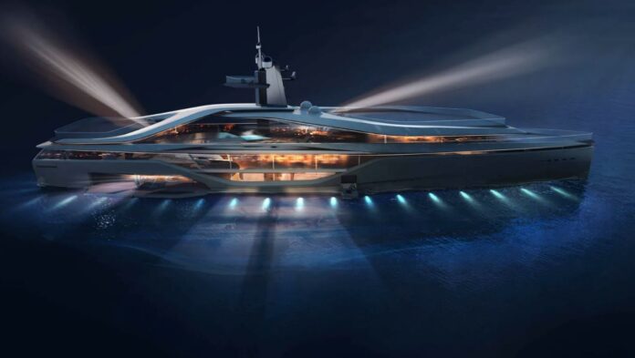 Hybrid superyacht concept Kairos