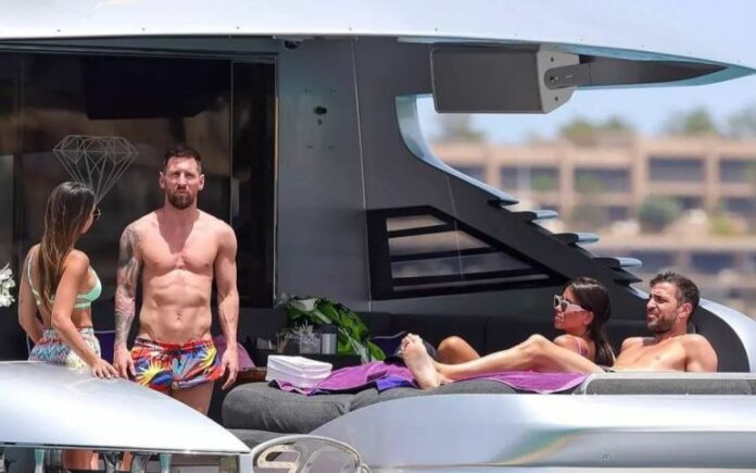 Lionel Messi and Cesc Fabregas spend lavish vacation in Ibiza