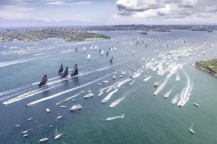 The start of the 2021 Rolex Sydney Hobart © Rolex / Andrea Francolini