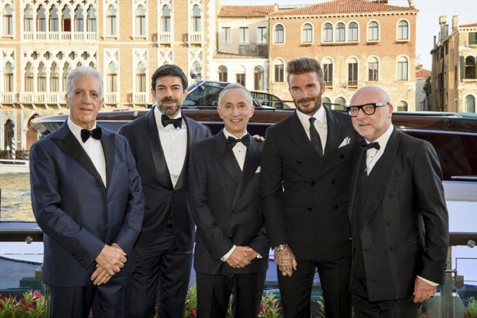 Scuderia Ferrari, Pierfrancesco Favino, Alberto Galassi, David Beckham, Domenico Dolce © Massimo Paolone / LaPresse