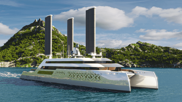 Lloyd Werft’s Albatross Catamaran Concept.