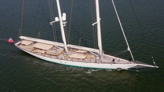 62m schooner Athos undergoes full conversion with Huisfit