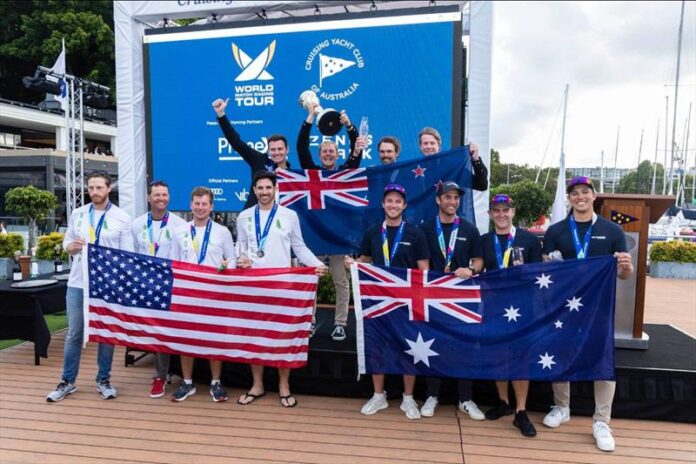 2022 World Match Racing Tour Final in Sydney podium ©Andrea Francolini / WMRT