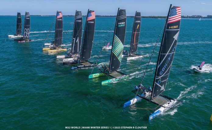 The M32 fleet back in Miami January 2023 and loving it © M32 World / Stephen R Cloutier