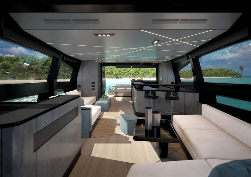 pershing yacht interior