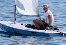 Dan Lenard sets world record in an ILCA 7