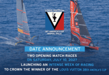 38th America’s Cup: Match Dates Confirmed